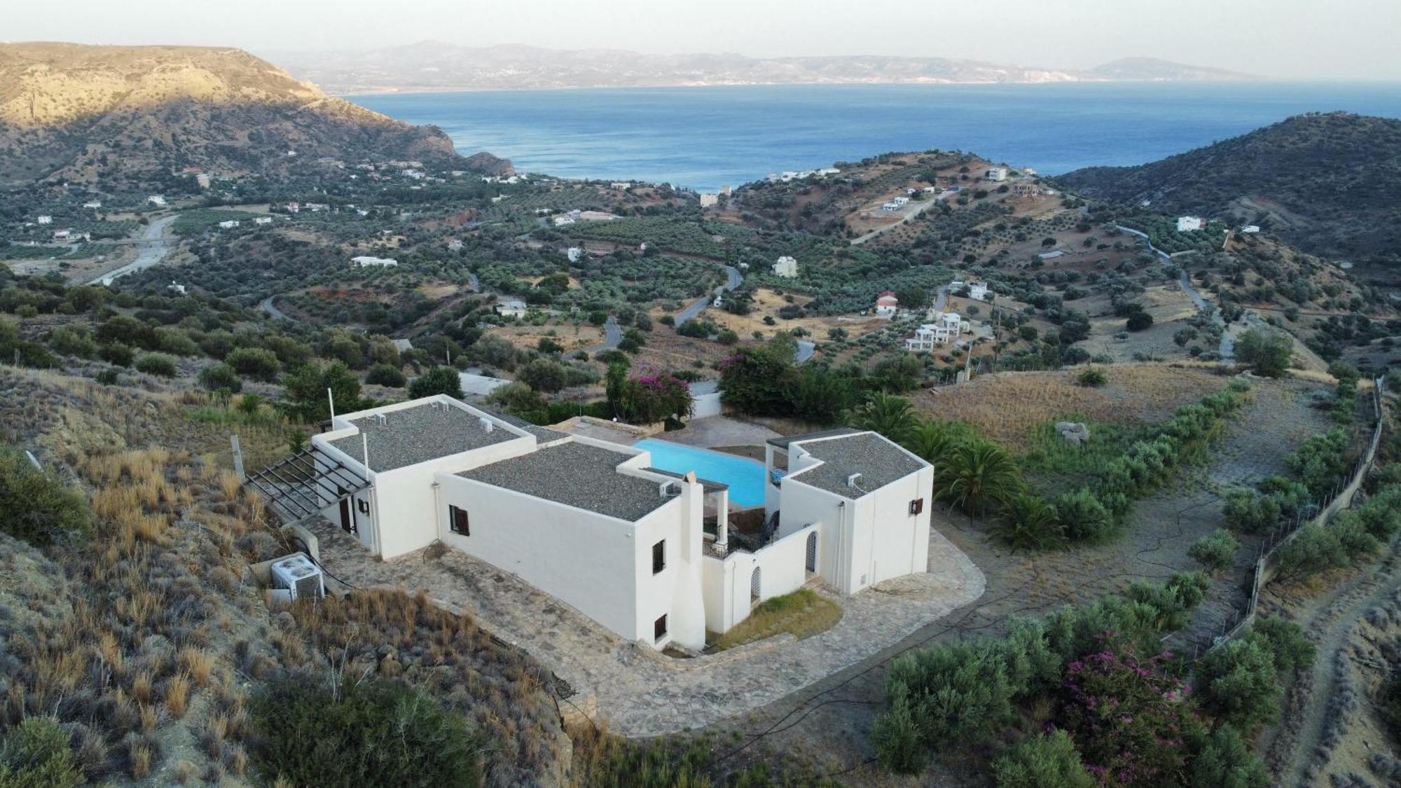 Island Villa Agia Galini Buitenkant foto